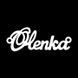 Серебряное колье с именем Olenka
