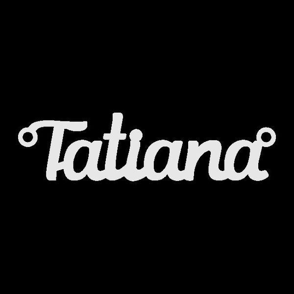 Срібне кольє з ім'ям Tatiana, ланцюжок з ім'ям Tatiana, срібна підвіска з ім'ям Tatiana VL-4/454 фото