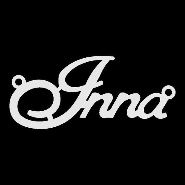 Серебряное колье с именем Inna / цепочка с именем Inna / серебряная подвеска с именем Inna VL-09190 фото