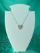 Серебряное колье с Розовым Кварцем 420 кол