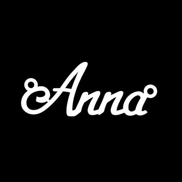 Серебряное колье с именем Anna / цепочка с именем Anna / серебряная подвеска с именем Anna VL-09131 фото
