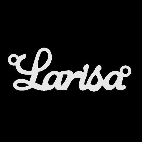Срібне кольє з ім'ям Larisa / ланцюжок з ім'ям Larisa / срібна підвіска з ім'ям Larisa VL-18010 фото