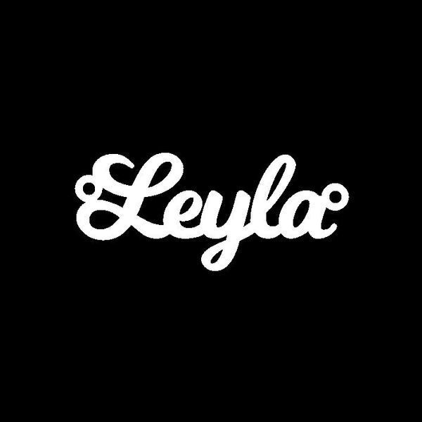 Серебряное колье с именем Leila / цепочка с именем Leila / серебряная подвеска с именем Leila VL-4/215 фото