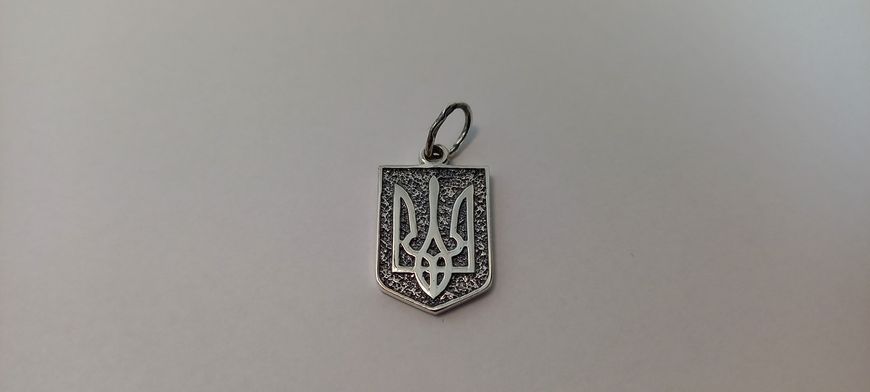 Срібний кулон Герб України 019-2кул 019-2кул фото