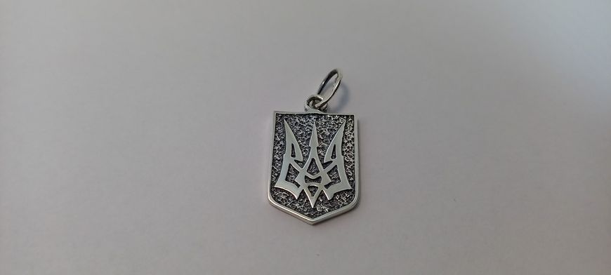 Срібний кулон Герб України 019-3кул 019-3кул фото