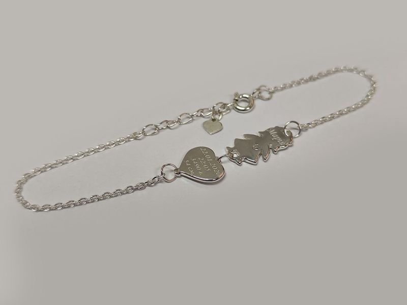 Серебряный браслет Ножки Дети фигурки людей VL500 бр VL500 бр фото