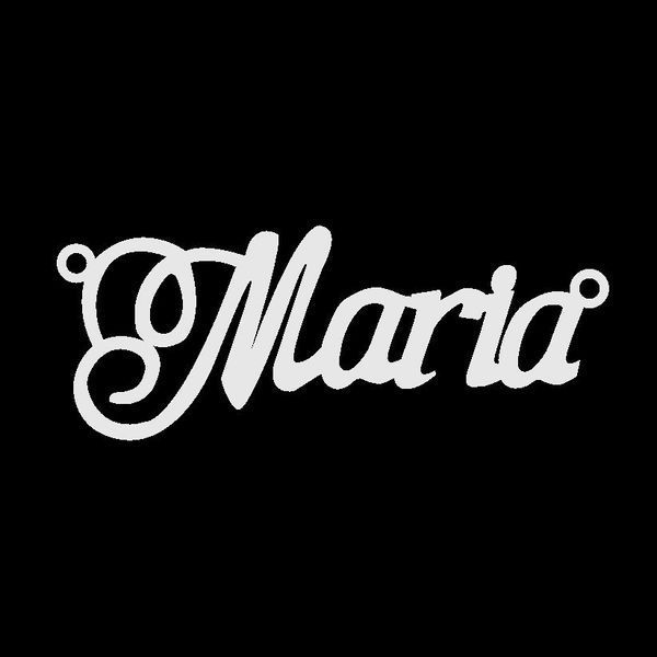 Серебряное колье с именем Maria / цепочка с именем Maria / серебряная подвеска с именем Maria VL-18008 фото