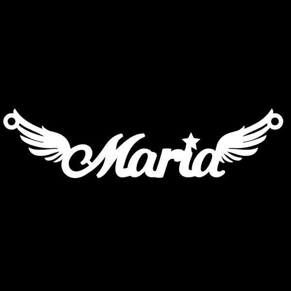 Серебряное колье с именем Maria / цепочка с именем Maria / серебряная подвеска с именем Maria VL-18008 фото