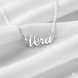 Серебряное колье с именем Vera / цепочка с именем Vera / серебряная подвеска с именем Vera VL-4/473 фото 5