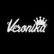 Серебряное колье Veronika / цепочка с именем Veronika / серебряная подвеска с именем Veronika VL-4/474 фото 7