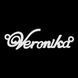 Серебряное колье Veronika / цепочка с именем Veronika / серебряная подвеска с именем Veronika VL-4/474 фото 2