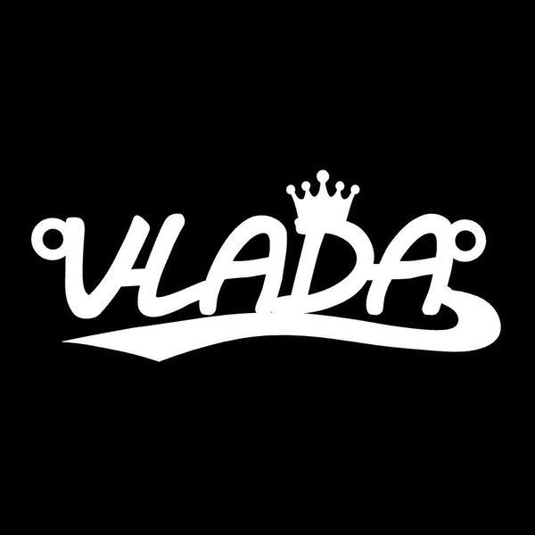Серебряное колье с именем Vlada / цепочка с именем Vlada / серебряная подвеска с именем Vlada VL-4/485 фото