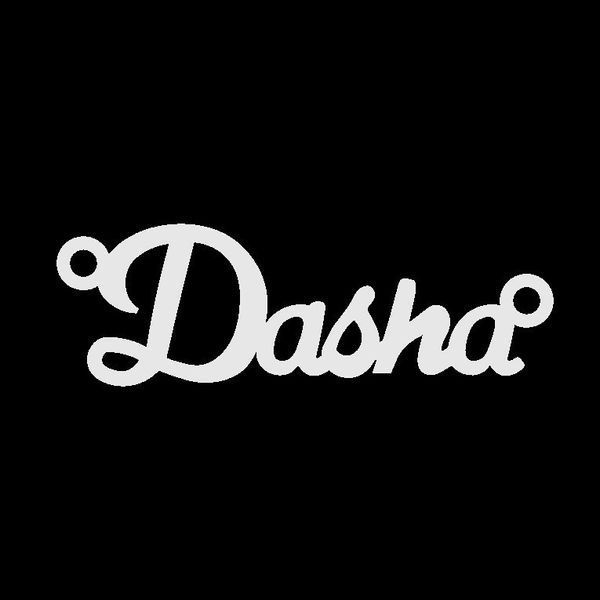 Срібне кольє з ім'ям Dasha / ланцюжок з ім'ям Dasha / срібна підвіска з ім'ям Dasha VL-09211 фото