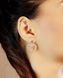 Серебряные серьги Сердце висюльки 142с 142с фото 2