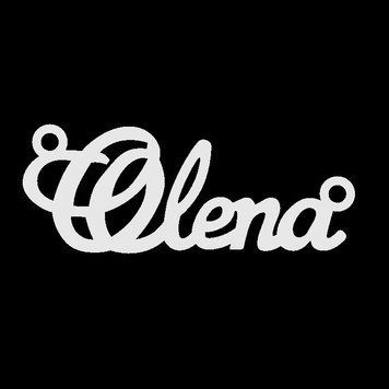 Срібне кольє з ім'ям Olena VL-4/303 фото