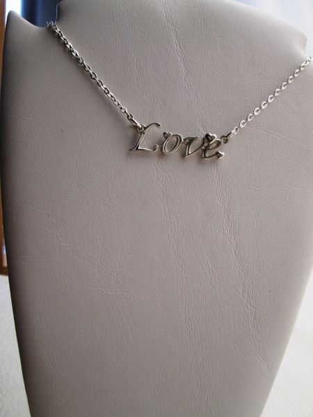 Серебряный именное колье Love 939-000 939-000 фото