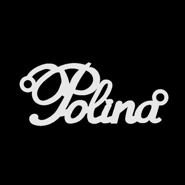 Срібне кольє з ім'ям Polina / ланцюжок з ім'ям Polina / срібна підвіска з ім'ям Polina VL-09203 фото