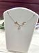 Серебряный браслет Ножки с камушком 428-1 бр
